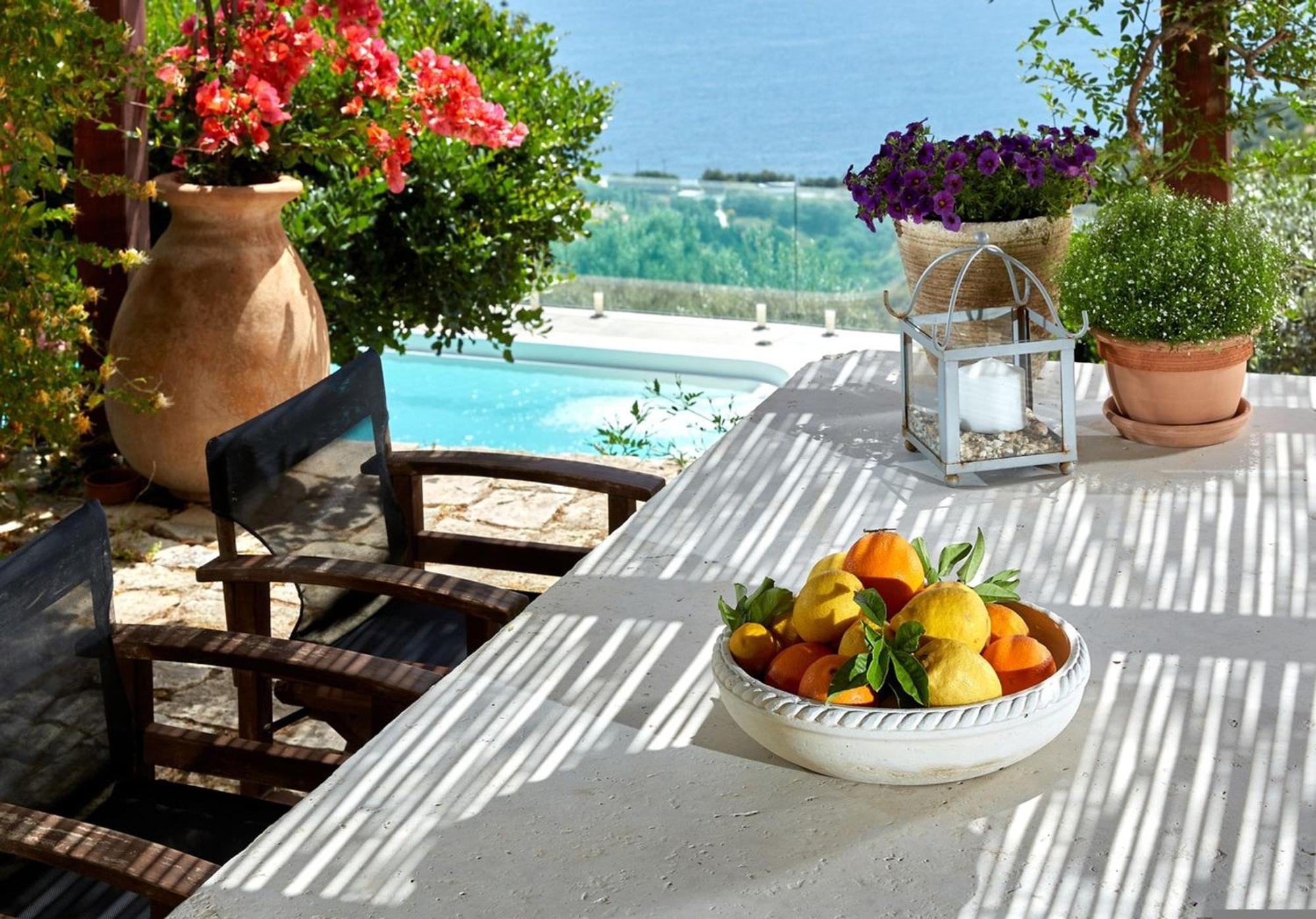 Villa Vollard With Amazing View Pool Iraklio Eksteriør bilde