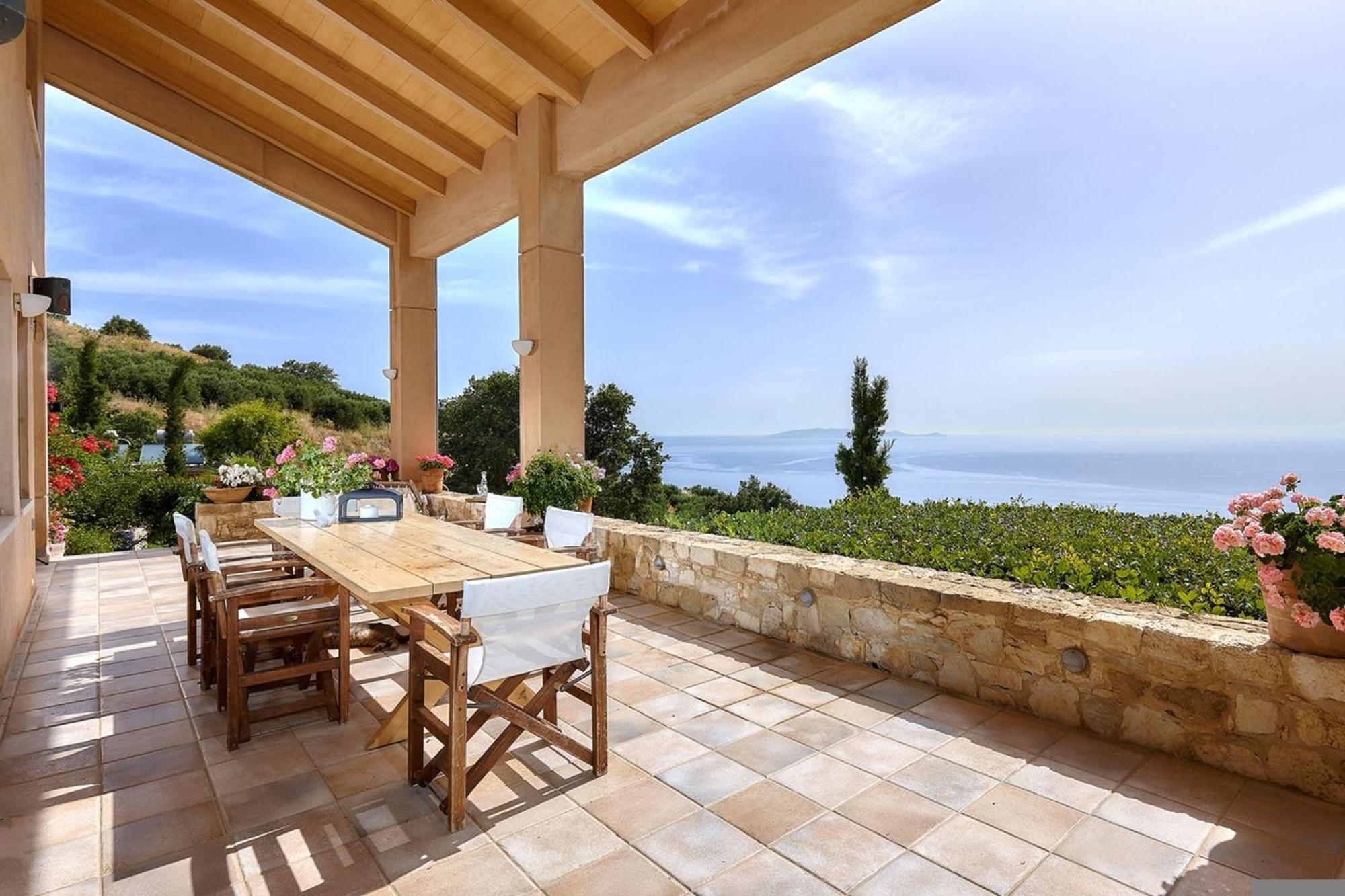 Villa Vollard With Amazing View Pool Iraklio Eksteriør bilde