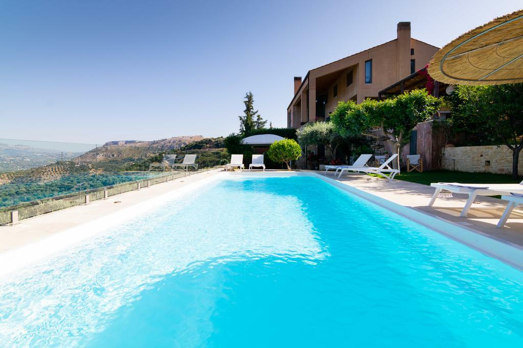Villa Vollard With Amazing View Pool Iraklio Eksteriør bilde