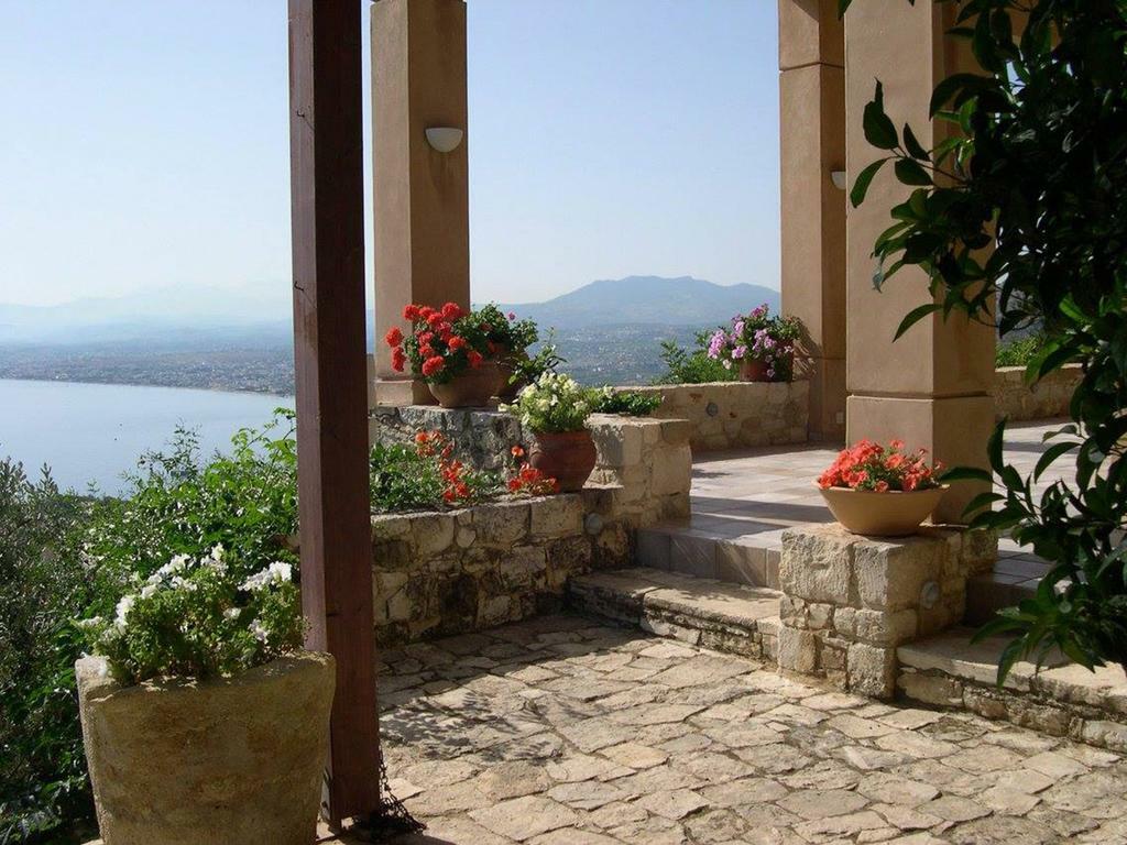 Villa Vollard With Amazing View Pool Iraklio Eksteriør bilde