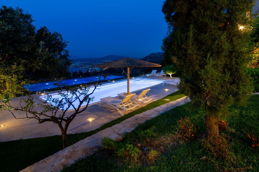 Villa Vollard With Amazing View Pool Iraklio Fasiliteter bilde